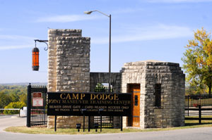 Camp Dodge Gate
